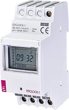 Таймер цифровой нед. Eticlock-1 230V (1x16A AC)