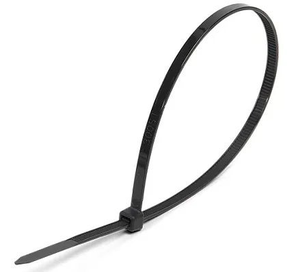 Хомут 4,0*200 черный нейлон UV морозостойкие (100 шт) КСС "NORD" (КВТ), уп