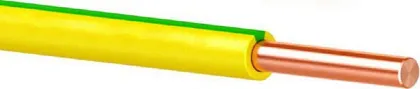 Провод ПуВнг(А)-LS 1*10 Желто-зеленый