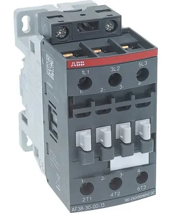 Контактор AF38-30-00-13 100...250VAC/DC, 38A, 18.5kW, 3NO ABB