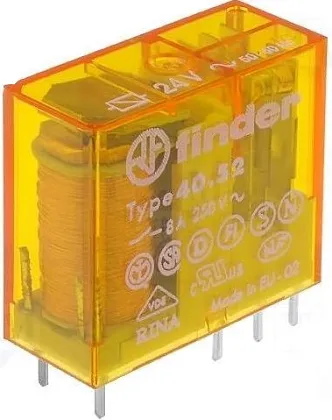 Миниатюрное реле 40.52.8.024.0000  24AC, 2гр.к.8А