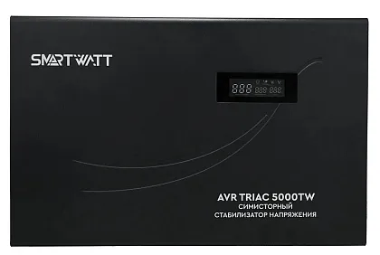 Стабилизатор напряжения AVR TRIAC 5000TW (5000ВА 220 +/-4% Uвх 100-260В) симисторный, настенный