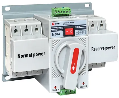 Устройство АВР МСB 50А (C) 3Р 400В EKF PROxima