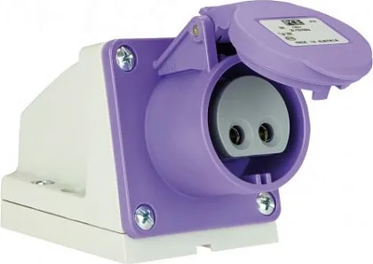 Разъем стац. IP-44   16/2 гнездо 42V (182-12v)