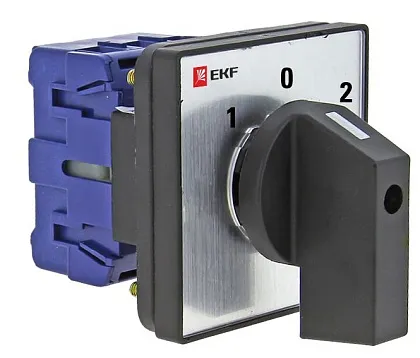 Переключатель кулачковый ПК-1-43 63А 3P 1-0-2 EKF