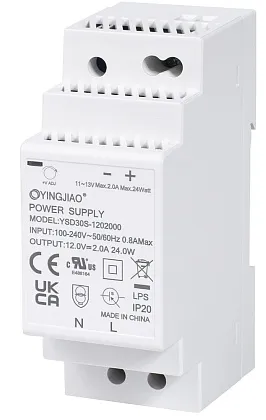 Источник питания YSD30S2401250 AC/DC 24В,1.5А,36Вт на DIN рейку