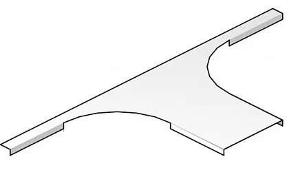 Крышка ответвителя горизонтального 90° DAS300 (Vergokan)