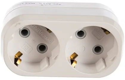 Разветвитель 2 гн. с/з UNIVersal