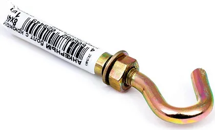 Анкер-крюк М8*45 цинк (1шт.) (Стройбат)