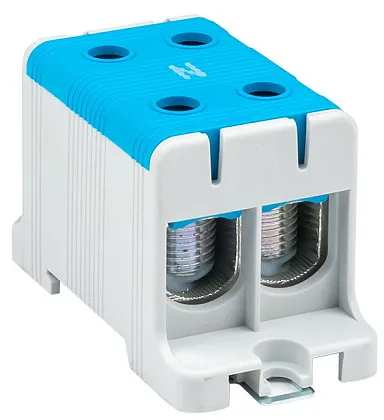 Клемма двойная КСВ 16-95 синяя EKF