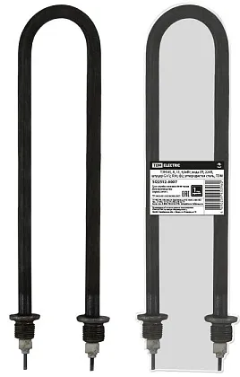 ТЭН водяной 4,0кВт (ТЭН-85, 220V, штуцер G1/2, Ф2) углеродистая сталь (TDM)