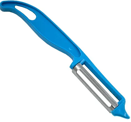 Овощечистка боковая 15мм разные цвета в инд пакете