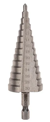Сверло ступенчатое 4,0-30,0мм KRANZ