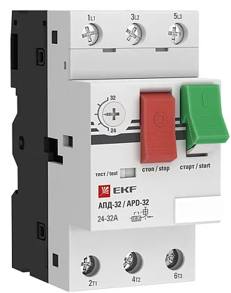 Авт. защиты эл. двигателя АПД-32 (24-32А)  PROXIMA EKF