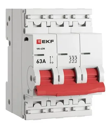 Выключатель нагрузки 3P 63А ВН-63N EKF PROxima