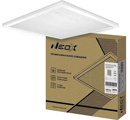 Панель LED универсальная ДВО-02 3665 ПРИЗМА 36Вт 6500К 4020Лм IP40 NEOX.