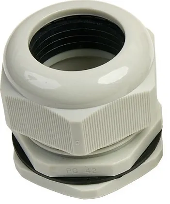 Кабельный ввод PG36 (25-33 мм) серый пластик IP68 (Haupa)