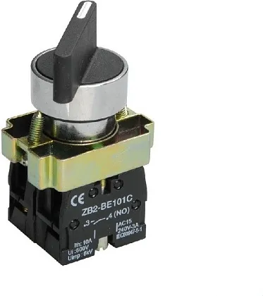 Переключатель LAY5-BJ25 2 пол. I-0 длин ручка 1но, IP40 IEK