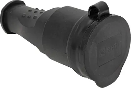 Розетка переносная каучук 1-я с/з IP44 EKF