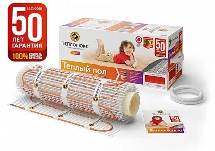 Мат нагревательный "Теплолюкс" Tropix МНН 1280 Вт/8,0 кв.м (50 х 1600см)