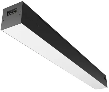 Светильник офисный Ultraflash LPL-6008 (600*55*55, 24Вт, 4000К, LED, черный)