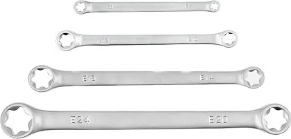 Набор гаечных ключей Е6-Е24, 4 шт., HOEGERT