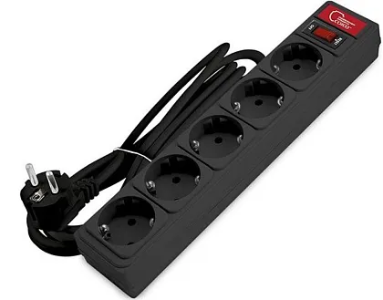 Сетевой фильтр 5гн. 3м с/з с выкл. ПВС 3x0,75mm2 СОЮЗ UNIVersal