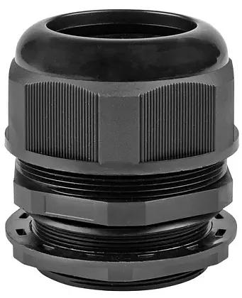 Кабельный ввод М63 (40-52 мм) черный пластик IP68 PROxima (EKF)