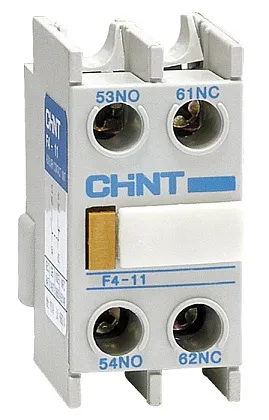 Доп. контакт F4-11 (1но+1нз, для NC1, NC2) CHINT