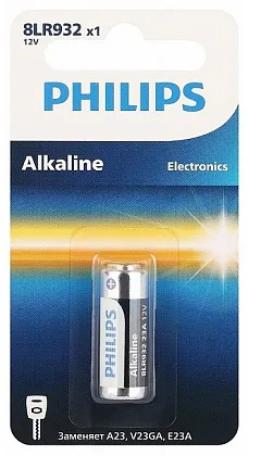 Батарейка А23 алкалиновые PHILIPS BL-1