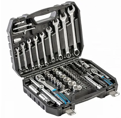 Набор инструментов, 85 шт., двухцветный чемодан HOEGERT, ком