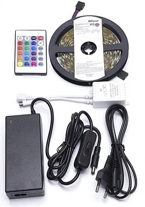 Лента LED 5050 RGB 14,4Вт/м 60LED/м 12В 5м комплект FERON