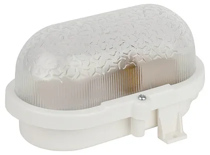 Светильник ЖКХ под лампу E27 НБП 01-60-012 IP53 овал белый ЭРА