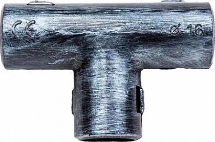 Тройник для труб 16 мм Сереряный век Bironi