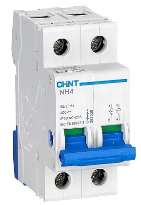 Выключатель нагрузки NH4 2Р 63А (CHINT)