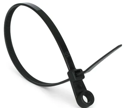 Хомут 3,6*200 черный нейлон с монтажным отверст (100 шт.) (СиайГрупп), уп