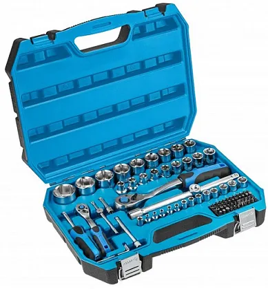 Набор инструментов 89 шт, двухцветный чемодан HOEGERT, ком