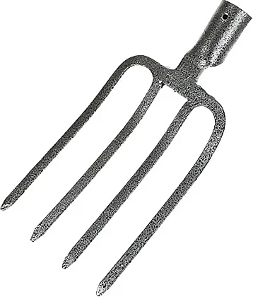 Вилы садовые ВК-4 "РЕЛЬСОВАЯ СТАЛЬ" (без черенка), черенок 36-40 мм MosTek