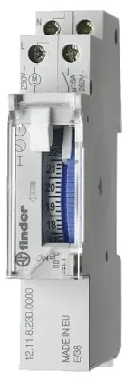 Механическое суточное реле времени 12.11.8.230.0000; 1НО контакт, 16А 230VAC