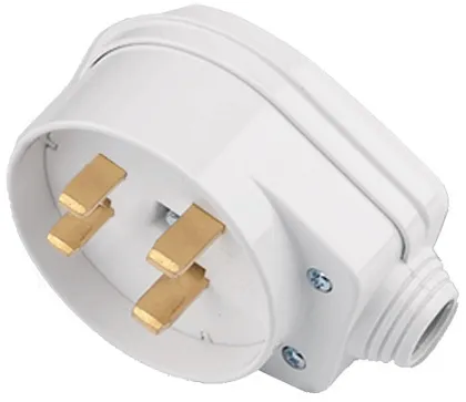 Вилка для электроплиты трехфазная 32А BYLECTRICA