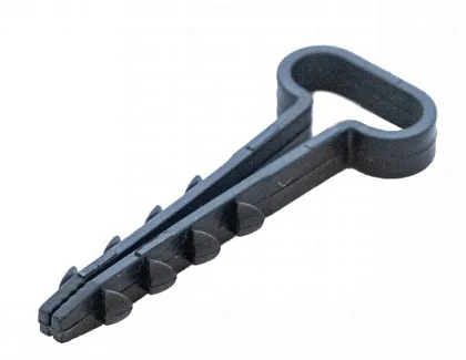 Дюбель-хомут ДХП 12х6 мм черный (100 шт/уп) Промрукав