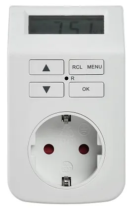 Розетка-таймер электронный РТЭ-5 1мин 7дн 16А IP20 IEK