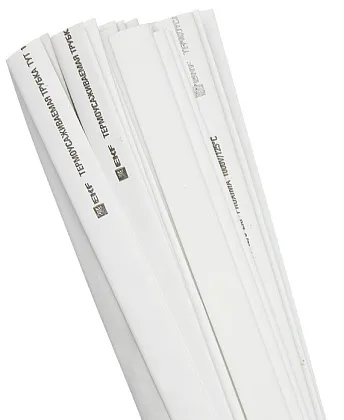 Термоусаживаемая трубка ТУТнг 10/5 белая (1м) PROxima (EKF)