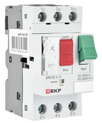 Авт. защиты эл. двигателя АПД-32 (1,6-2,5А)  PROXIMA EKF