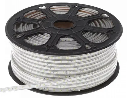 Лента LED 5050 RGB 14,4Вт/м 60LED/м 220В IP67 50м Leek