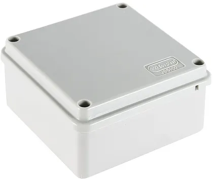 Коробка распред. о/п 100х100х55 IP56 СЕРАЯ без сальников BJB/JBS100 Ecoplast (100)