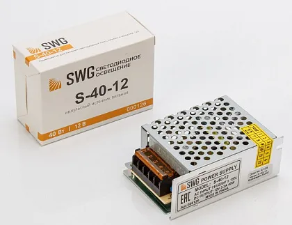 Блок питания  S-40-12 12В 40Вт SWG
