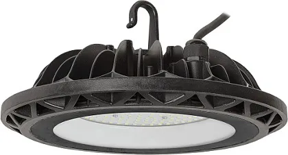 Светильник подвесной LED ДСП 4005 4000К 200Вт 20000Lm IP65 черный IEK