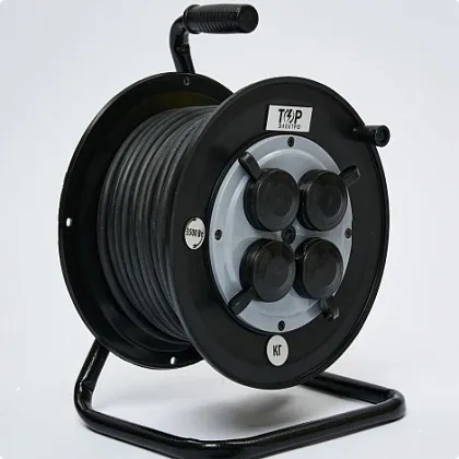 Удлинитель на катушке 4гн. 20м c/з IP44 КГ 3х1,5мм2 (ГОСТ) ТОР