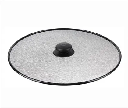 Крышка-сетка от брызг с ручкой, 29 см, металл окрашенный